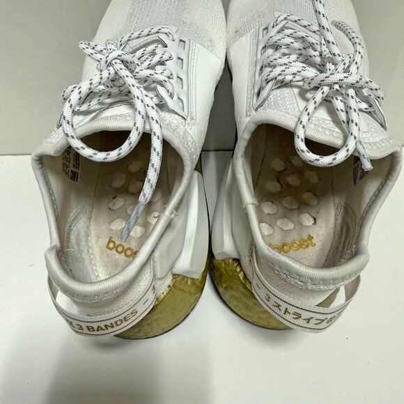 Adidas NMD R1 V2 Gold Boost Sneakers - Picture 11 of 12